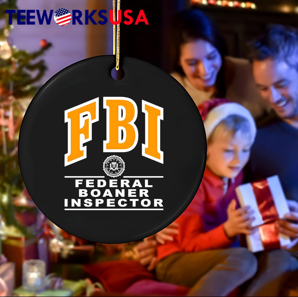 FBI Federal Boaner Inspector - Adult & Kids T-Shirts, Sweatshirts & Hoodies apparel design preview 4