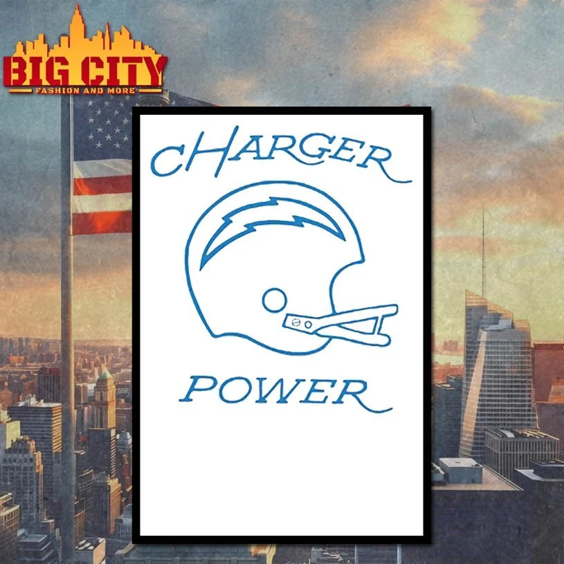 Charger Power Helmet - Adult & Kids T-Shirts, Sweatshirts & Hoodies apparel design preview 4