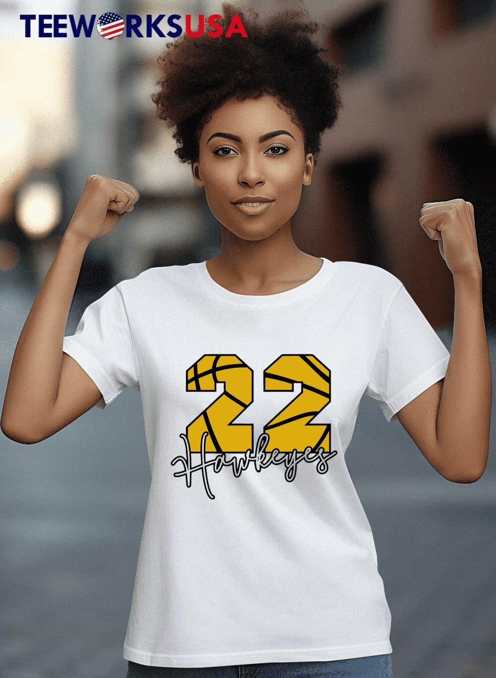 Caitlin Clark 22 Iowa Hawkeyes classic - Adult & Kids T-Shirts, Sweatshirts & Hoodies apparel design preview 4