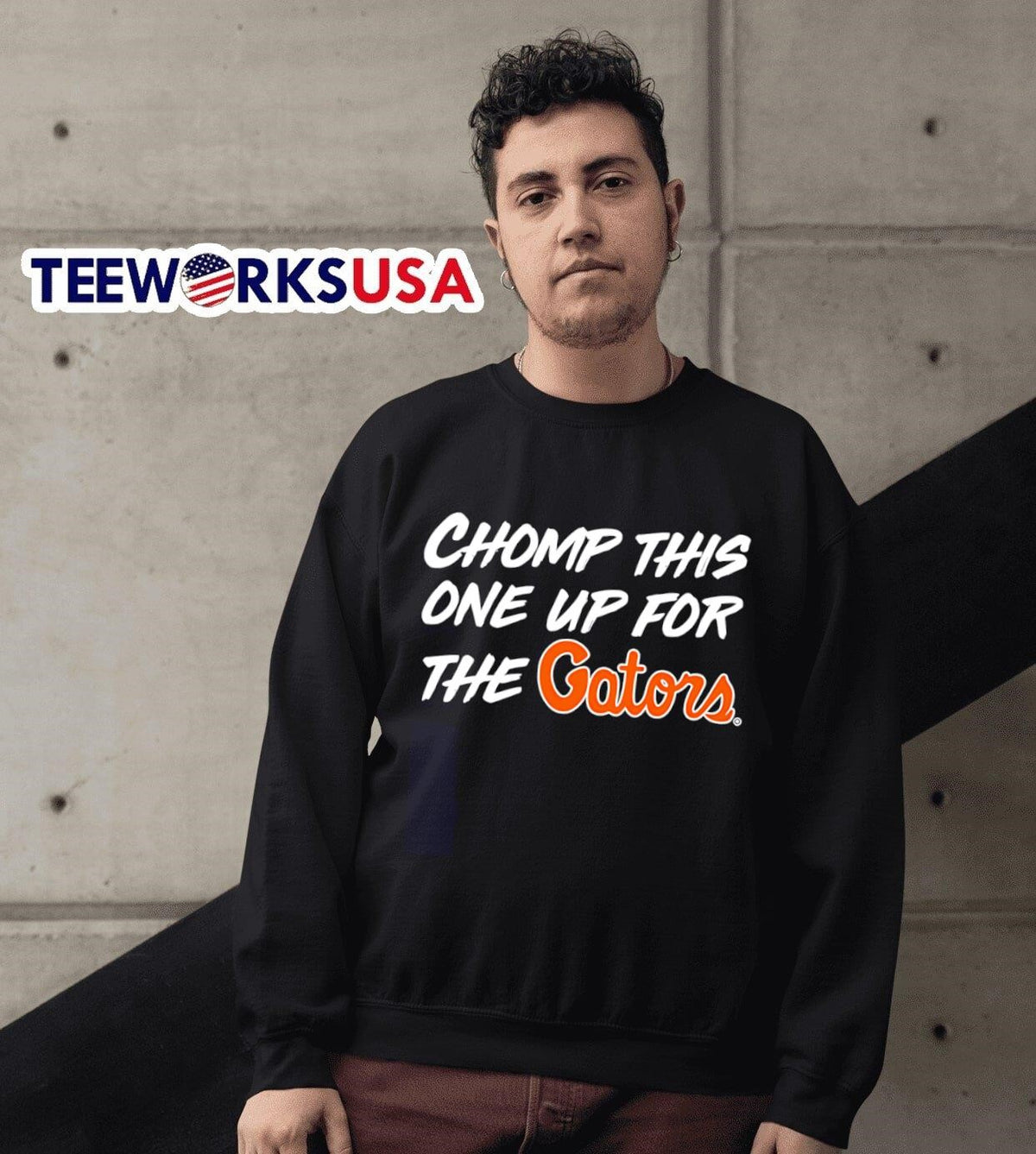 Chomp This One Up For The Gators - Adult & Kids T-Shirts, Sweatshirts & Hoodies apparel design preview 6