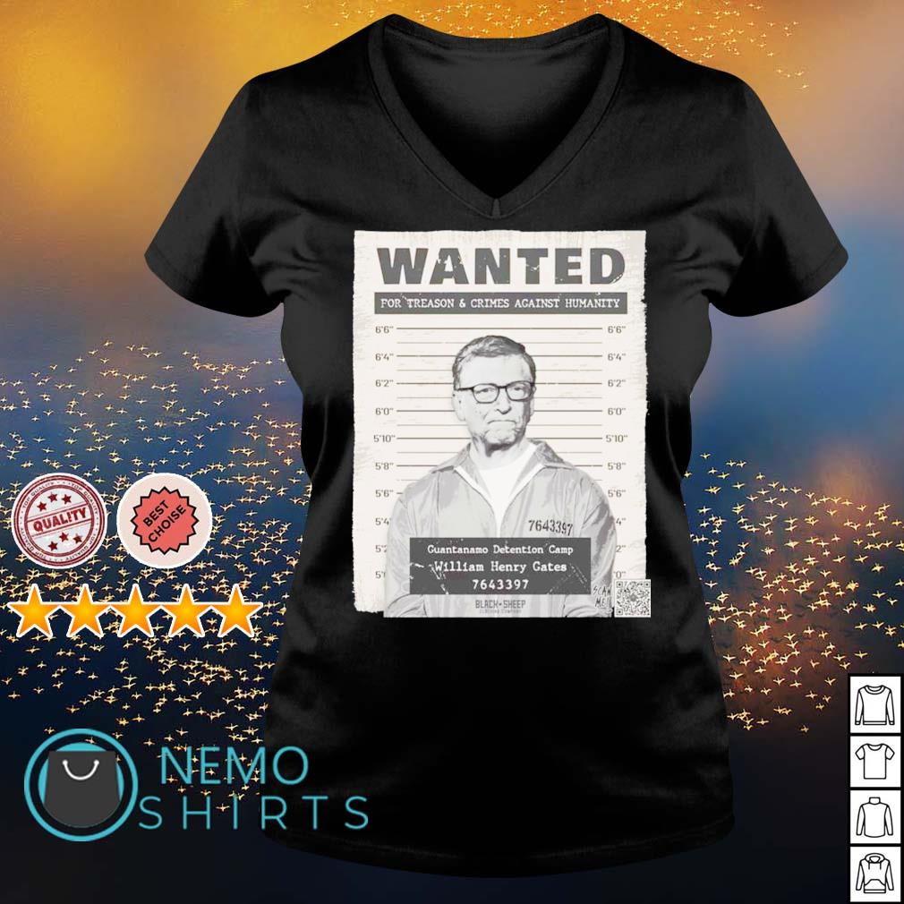 Wanted for treason and crimes against humanity Bill - Adult & Kids T-Shirts, Sweatshirts & Hoodies apparel design preview 5