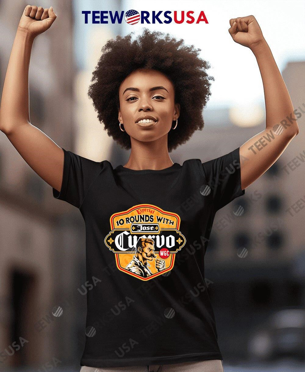 Camisa De Cuervos Espiral 10 Rounds With - Adult & Kids T-Shirts, Sweatshirts & Hoodies apparel design preview 7