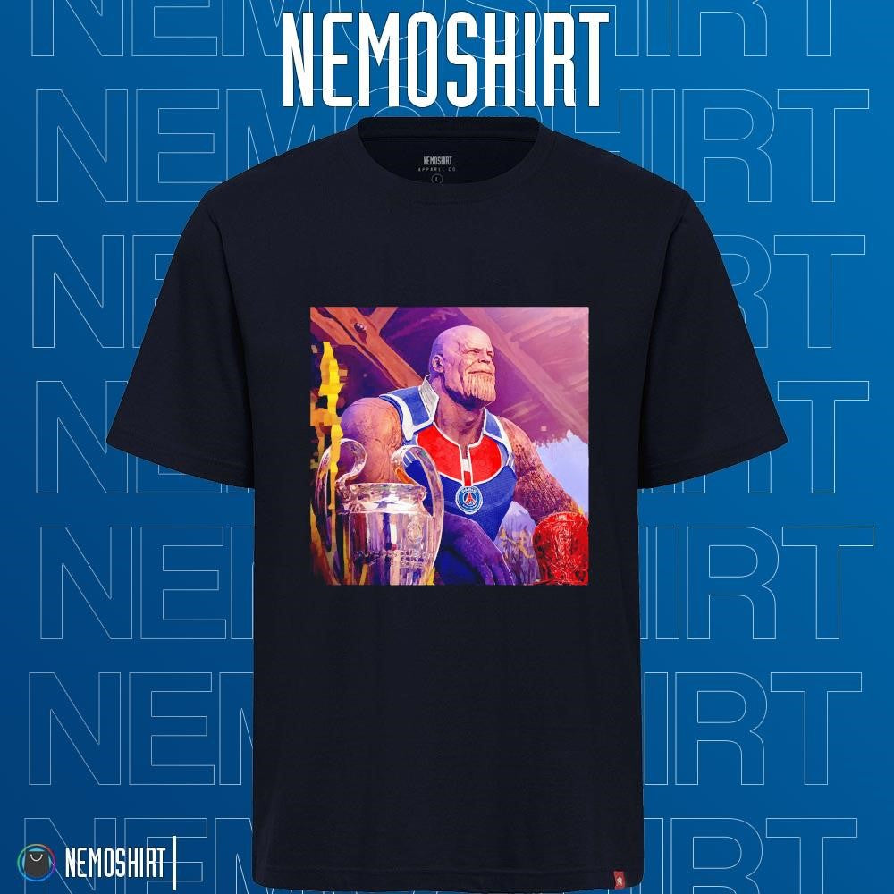 Thanos x Paris Saint-Germain F.C. finished on top - Adult & Kids T-Shirts, Sweatshirts & Hoodies apparel design preview 1
