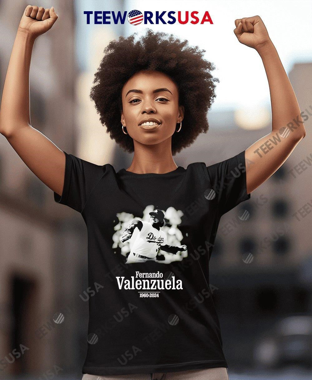 Fernando Valenzuela Memorial retro - Adult & Kids T-Shirts, Sweatshirts & Hoodies apparel design preview 4
