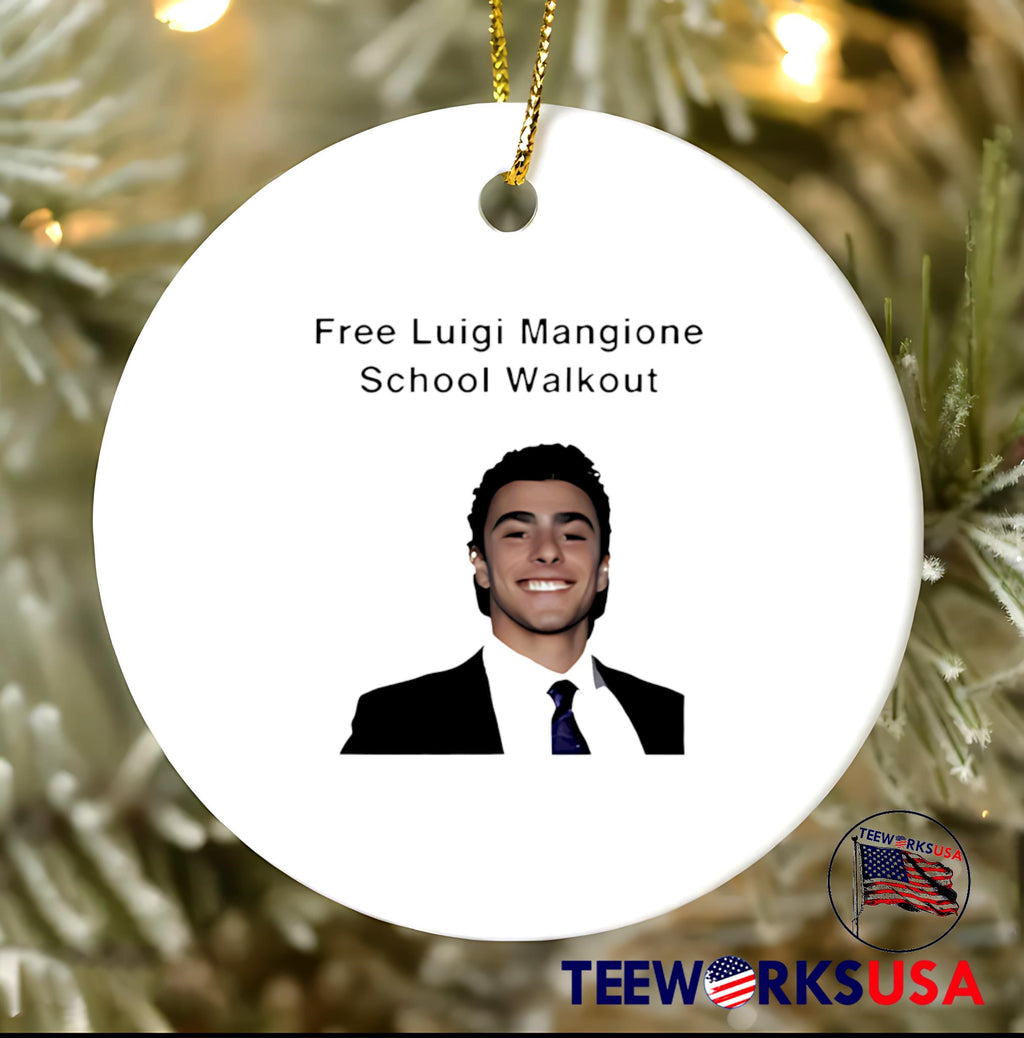 Free Luigi Mangione School Walkout - Adult & Kids T-Shirts, Sweatshirts & Hoodies apparel design preview 3