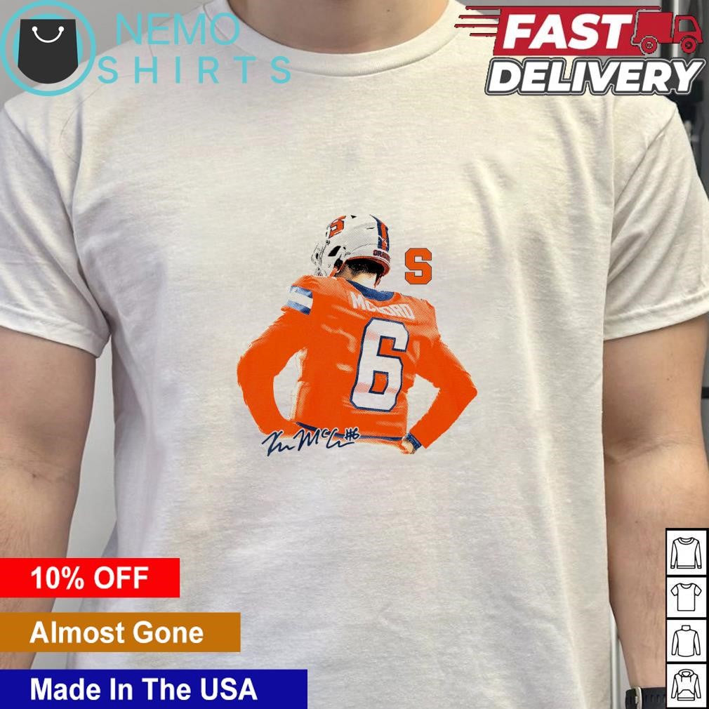 Kyle McCord Syracuse Orange signature portrait - Adult & Kids T-Shirts, Sweatshirts & Hoodies apparel design preview 5