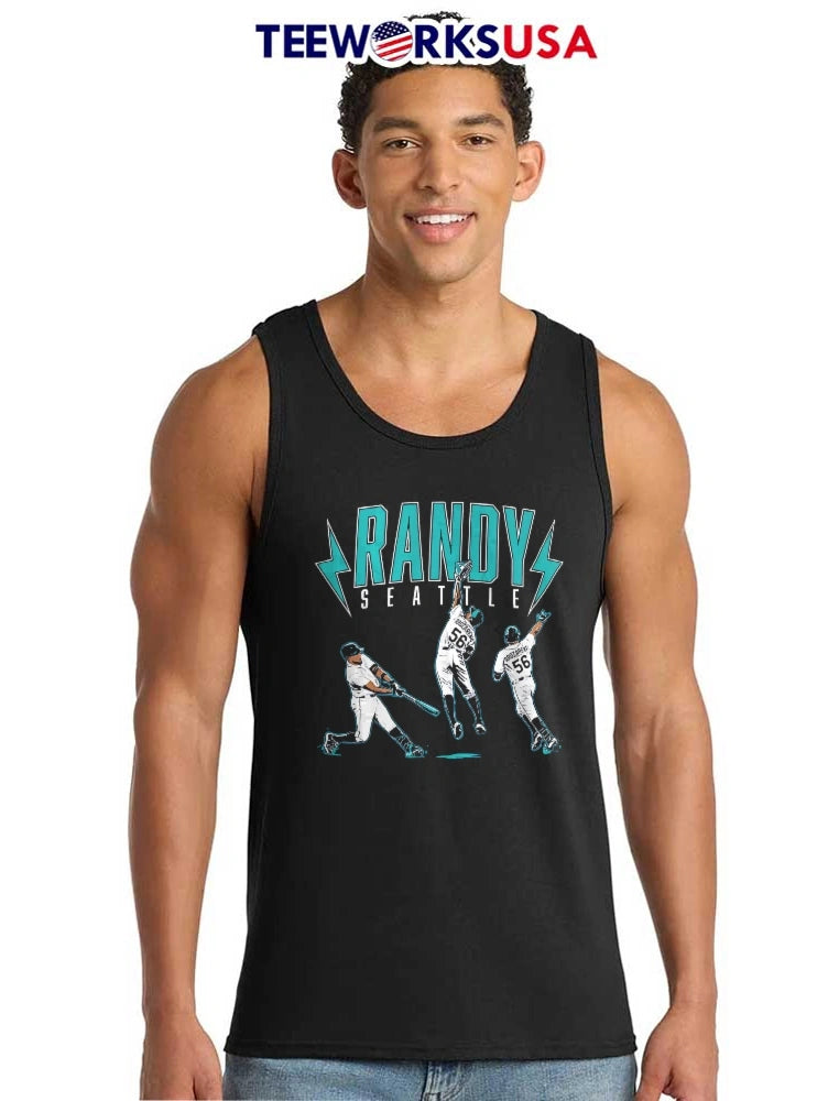 Randy Seattle Arozarena Baseball Player Action Poses - Adult & Kids T-Shirts, Sweatshirts & Hoodies apparel design preview 6