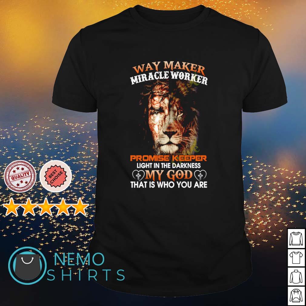 Lion way maker miracle worker promise keeper - Adult & Kids T-Shirts, Sweatshirts & Hoodies product image 1
