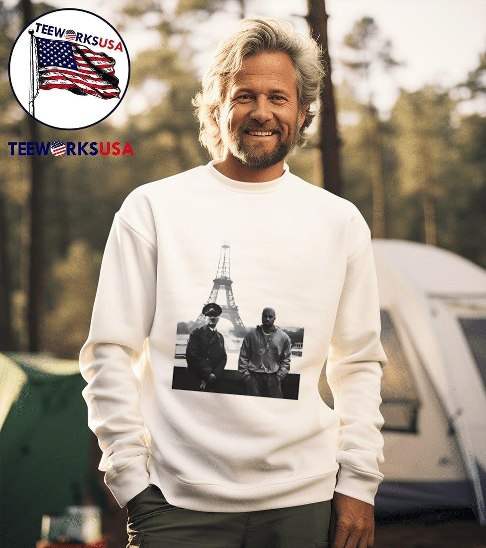Ye and Austrian painter in Paris - Adult & Kids T-Shirts, Sweatshirts & Hoodies apparel design preview 3
