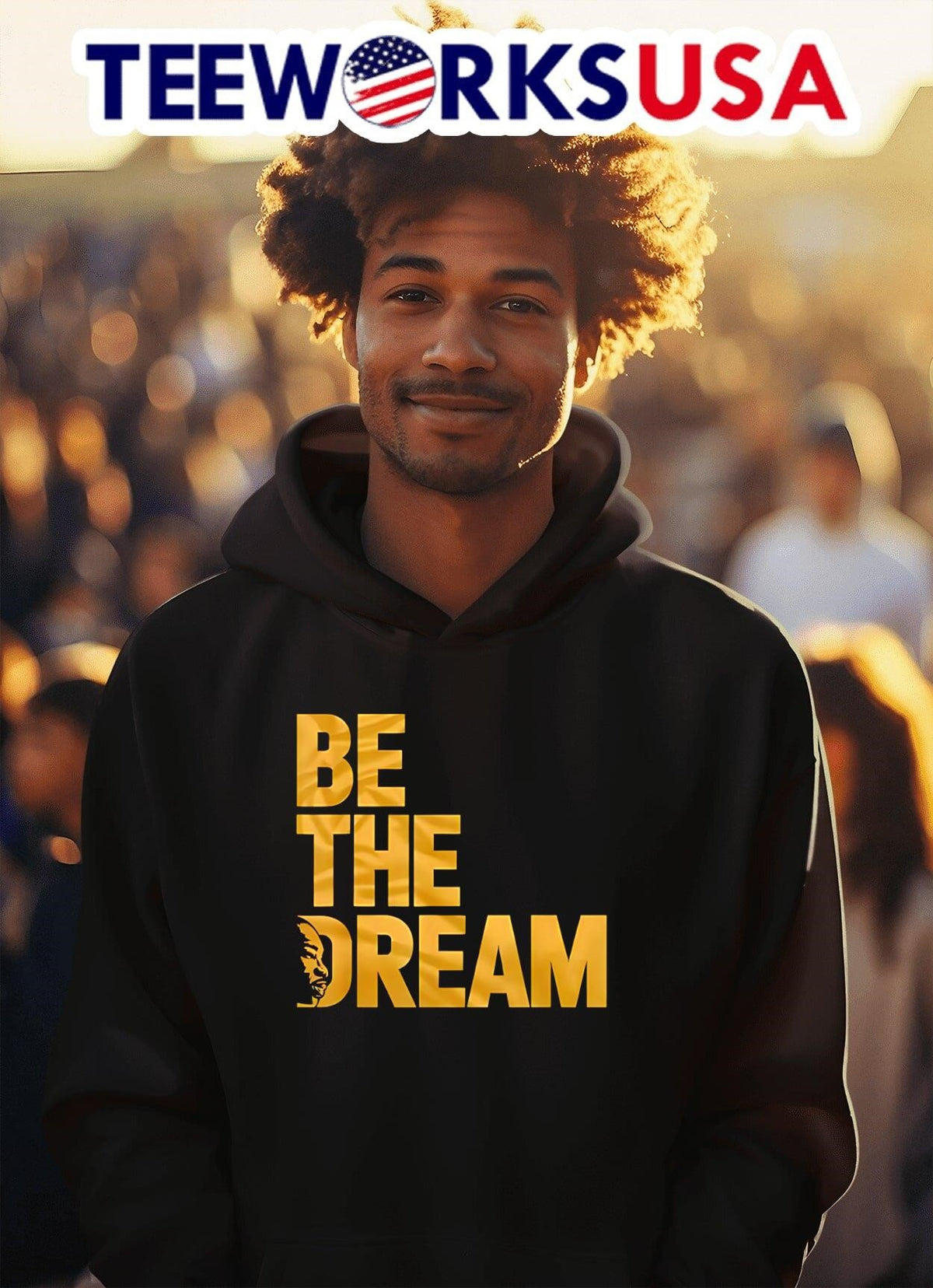 Martin Luther King Day I Have A Dream MLK Be The - Adult & Kids T-Shirts, Sweatshirts & Hoodies apparel design preview 2