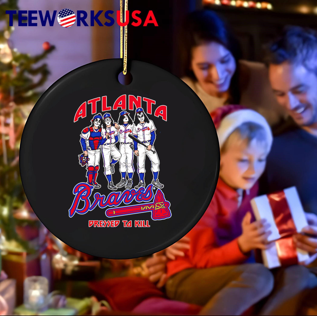 Atlanta Braves Dressed to Kill - Adult & Kids T-Shirts, Sweatshirts & Hoodies apparel design preview 4