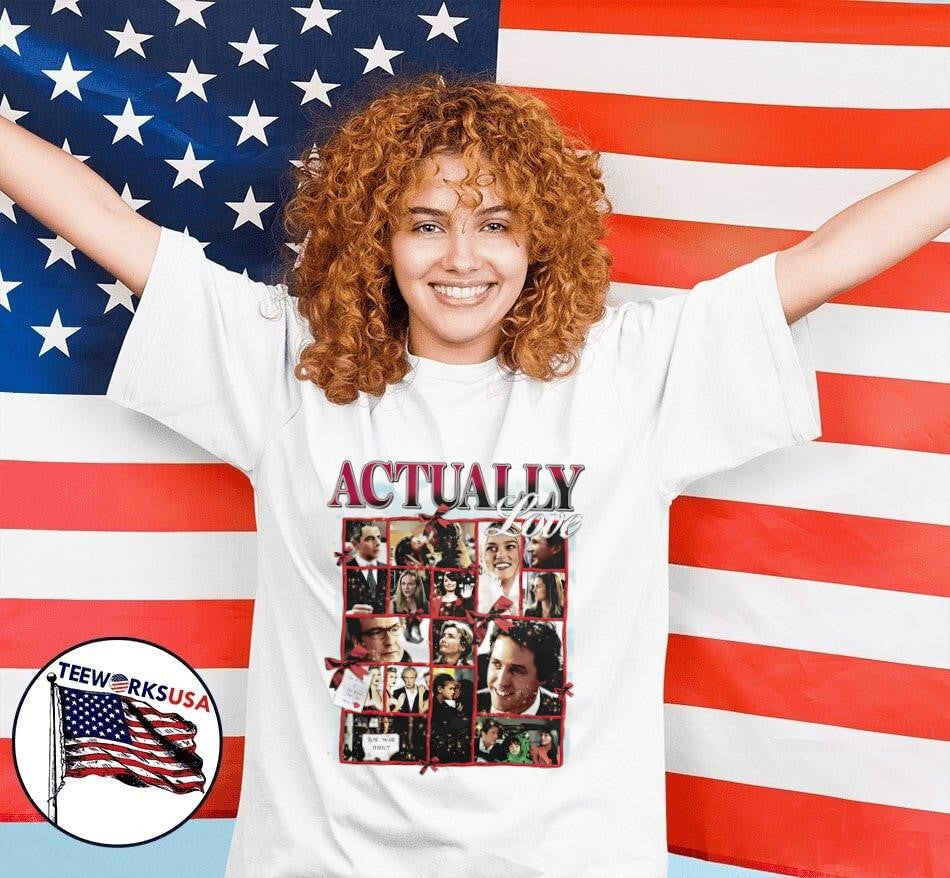 Love Actually Christmas photo - Adult & Kids T-Shirts, Sweatshirts & Hoodies apparel design preview 7