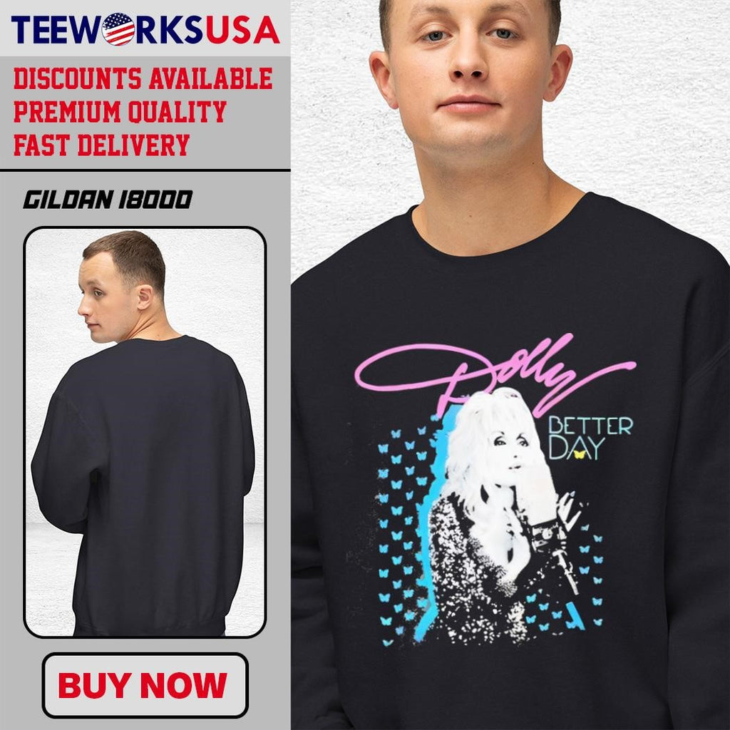 Dolly Parton American singer songwriter and actress - Adult & Kids T-Shirts, Sweatshirts & Hoodies apparel design preview 3