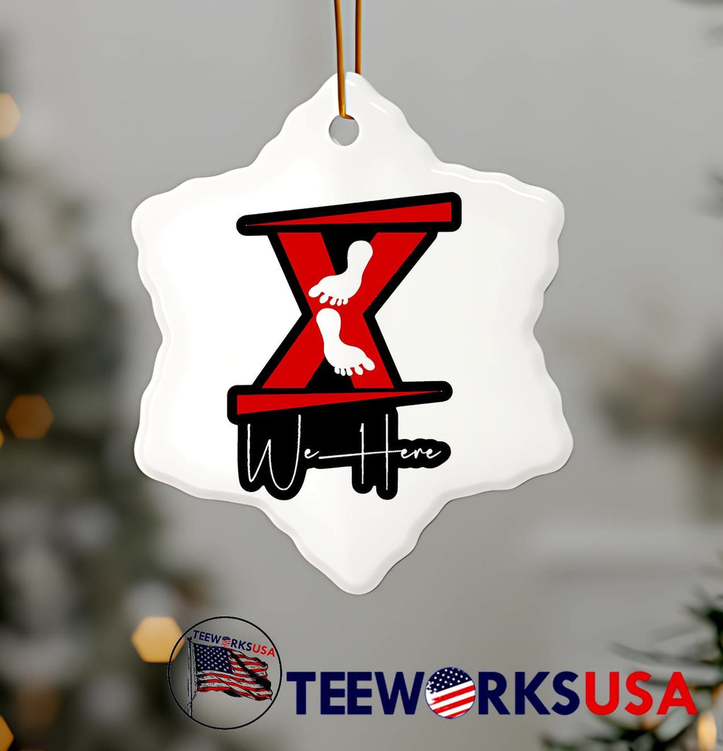 X We Here logo - Adult & Kids T-Shirts, Sweatshirts & Hoodies apparel design preview 7