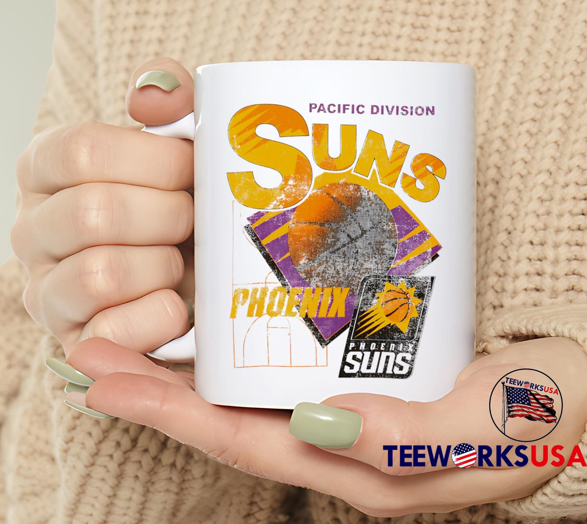 Phoenix Suns Pacific Division - Adult & Kids T-Shirts, Sweatshirts & Hoodies apparel design preview 6