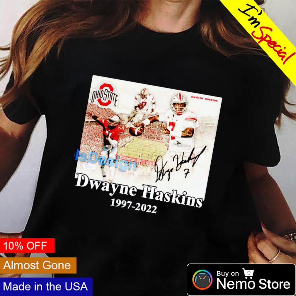Dwayne Haskins 1997–2022 thank you for the memories - Adult & Kids T-Shirts, Sweatshirts & Hoodies apparel design preview 2