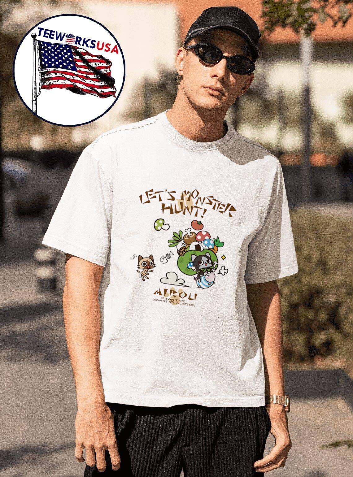 Airou From Monster Hunter - Adult & Kids T-Shirts, Sweatshirts & Hoodies apparel design preview 1