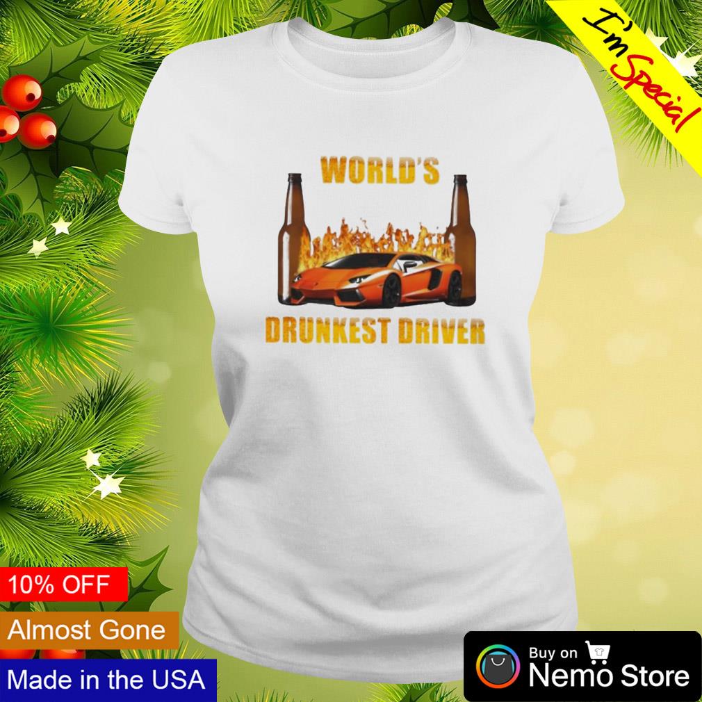 World's drunkest driver - Adult & Kids T-Shirts, Sweatshirts & Hoodies product image 3
