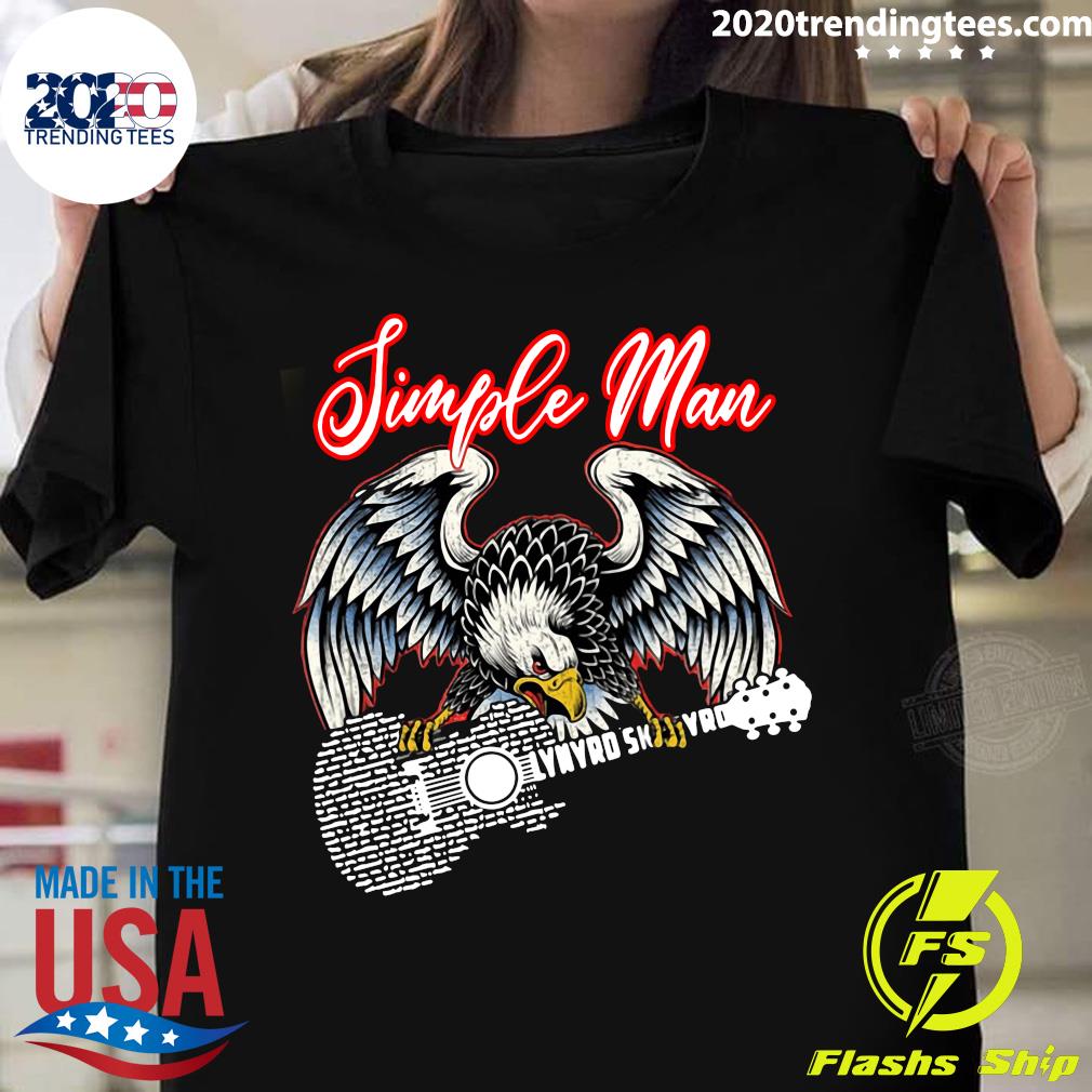 Eagle Simple Man Lynyrd Skynyrd Guitar - Adult & Kids T-Shirts, Sweatshirts & Hoodies apparel design preview 1
