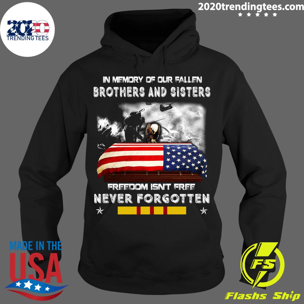 Eagles In Memory Of Our Fallen Brothers And Sisters - Adult & Kids T-Shirts, Sweatshirts & Hoodies apparel design preview 2