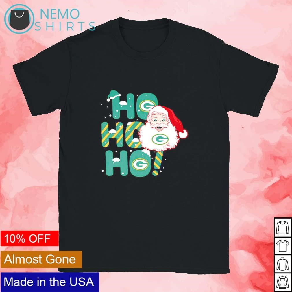 Santa Claus Green Bay Packers ho - Adult & Kids T-Shirts, Sweatshirts & Hoodies apparel design preview 1