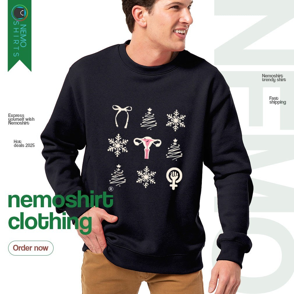 Reproductive xmas - Adult & Kids T-Shirts, Sweatshirts & Hoodies apparel design preview 4