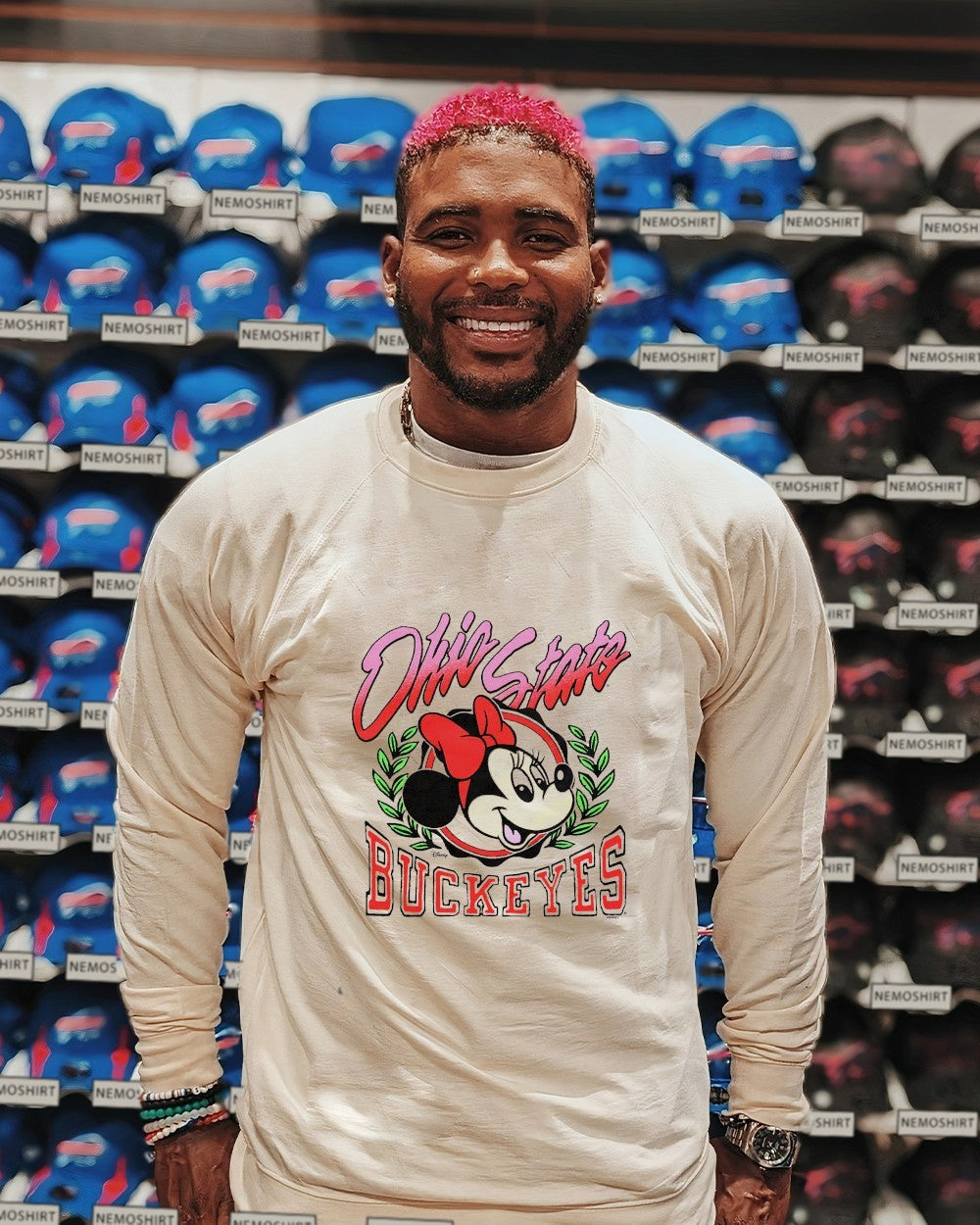 Minnie Mouse x Ohio State Buckeyes - Adult & Kids T-Shirts, Sweatshirts & Hoodies apparel design preview 2