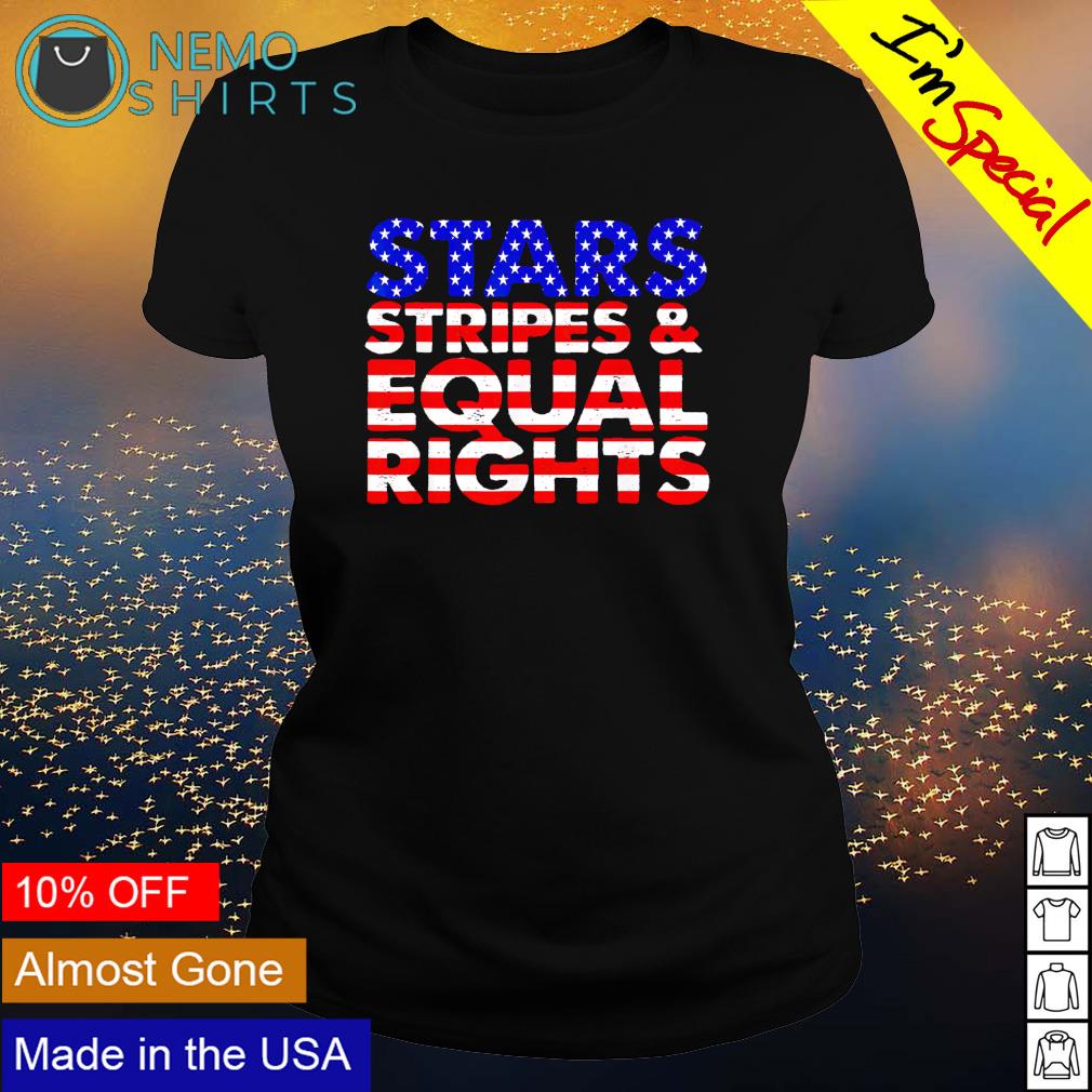 Stars stripes and equal rights American flag - Adult & Kids T-Shirts, Sweatshirts & Hoodies apparel design preview 3
