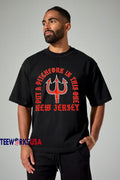 Put a pitchfork in this one new jersey logo - Adult & Kids T-Shirts, Sweatshirts & Hoodies apparel design preview 1