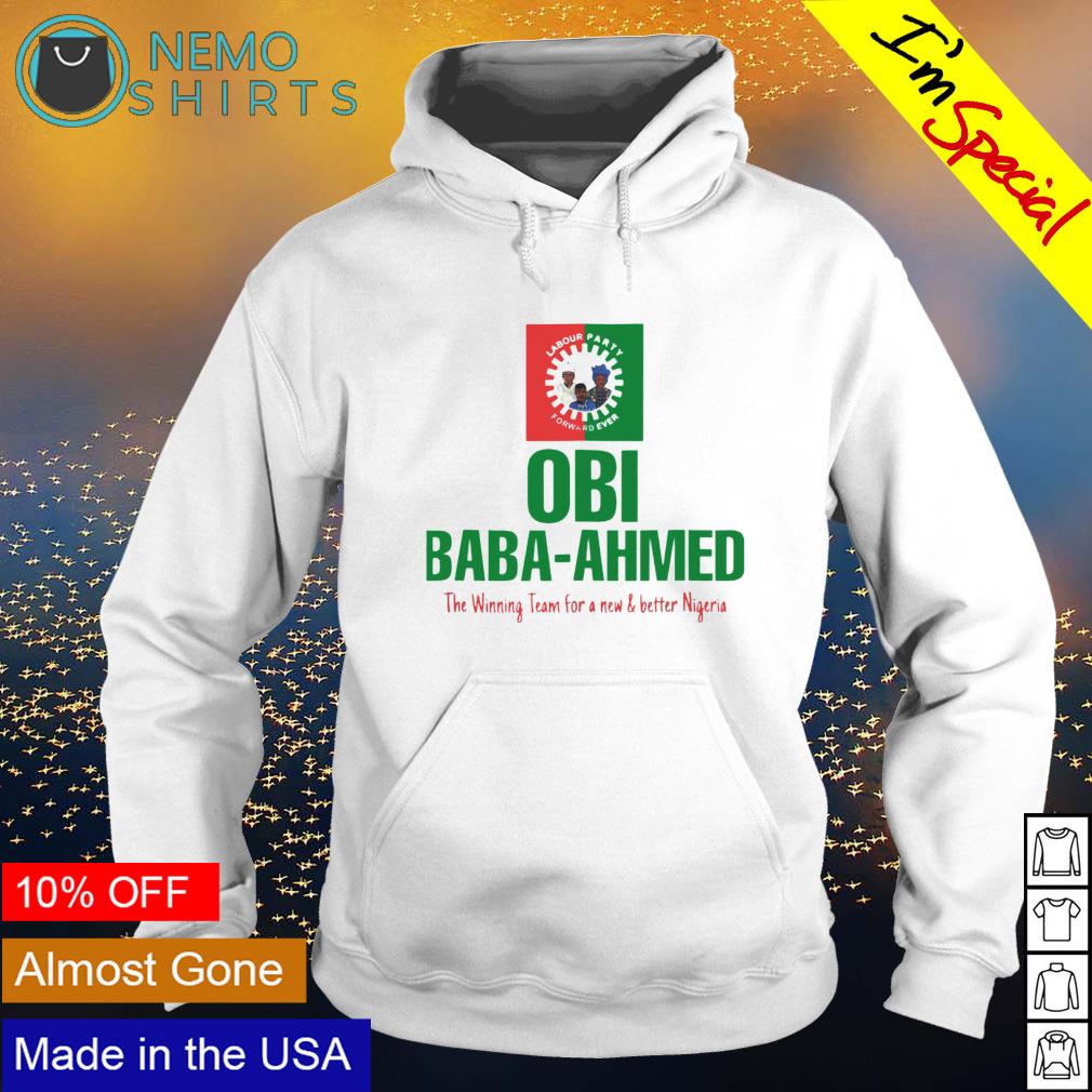 Obi Baba-Ahmed the winning team for a new and better - Adult & Kids T-Shirts, Sweatshirts & Hoodies apparel design preview 2
