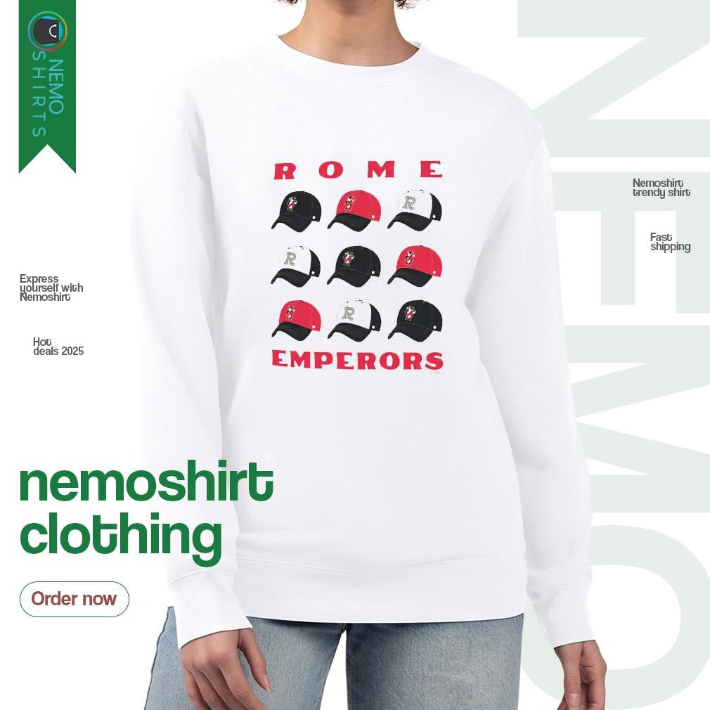 Rome Emperors cap logo - Adult & Kids T-Shirts, Sweatshirts & Hoodies apparel design preview 4