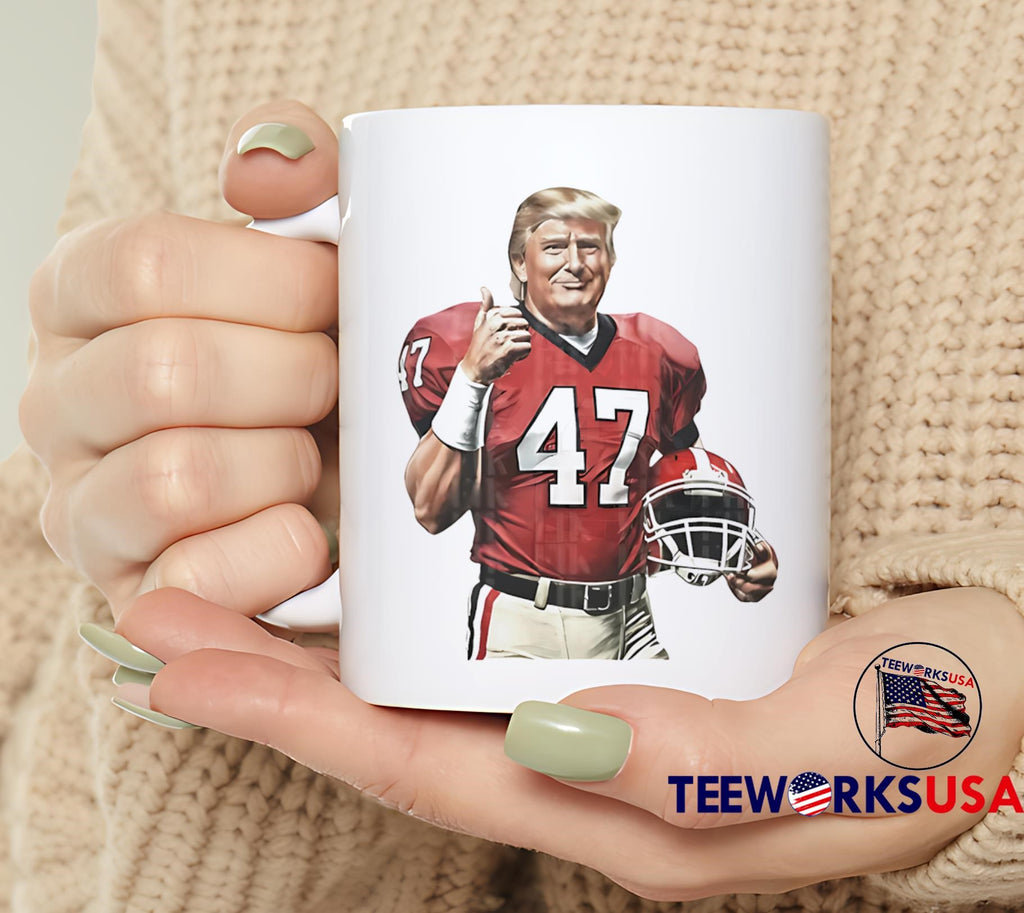 Bulldogs Donald Trump Football - Adult & Kids T-Shirts, Sweatshirts & Hoodies apparel design preview 6