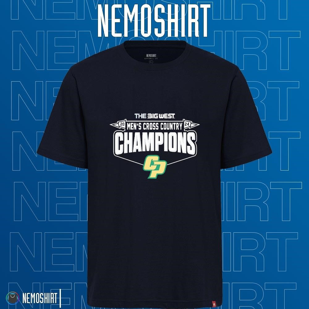 The big west men's cross country champions Cal Poly - Adult & Kids T-Shirts, Sweatshirts & Hoodies apparel design preview 1