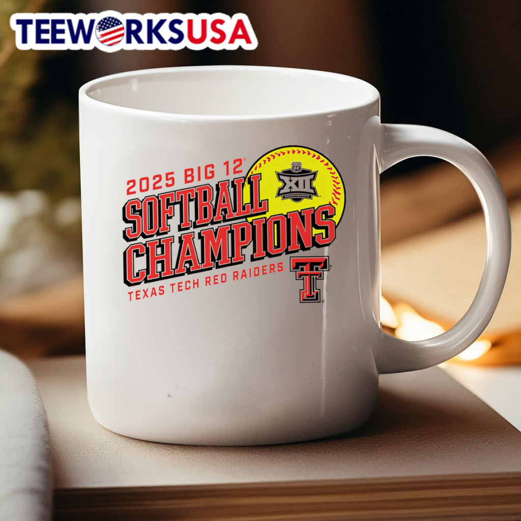 Texas Tech Red Raiders 2025 Big 12 Softball - Adult & Kids T-Shirts, Sweatshirts & Hoodies apparel design preview 4