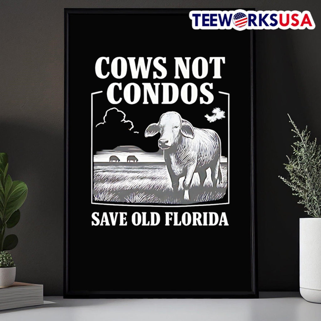 Cows not dondos save old Florida - Adult & Kids T-Shirts, Sweatshirts & Hoodies apparel design preview 5