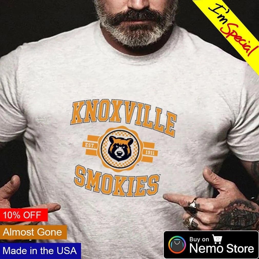 Tennessee Collegiate Knoxville Smokies est. 1911 - Adult & Kids T-Shirts, Sweatshirts & Hoodies apparel design preview 3