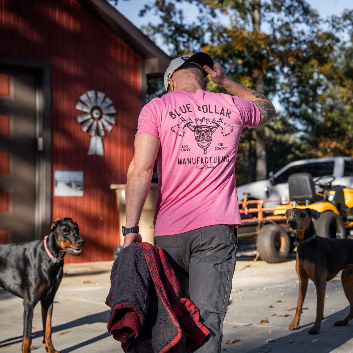 Blue Collar Hatchet Men's - Adult & Kids T-Shirts, Sweatshirts & Hoodies apparel design preview 7
