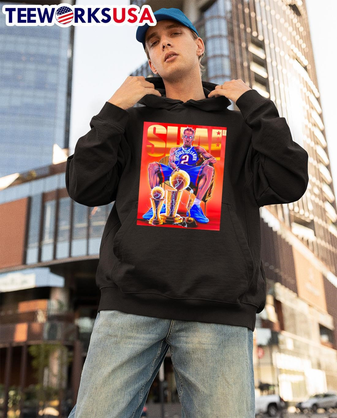 Shai Gilgeous-Alexander Sga Mvp Fmvp Champion 2025 - Adult & Kids T-Shirts, Sweatshirts & Hoodies apparel design preview 3
