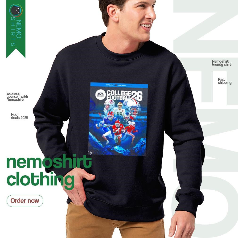 Carolina Panthers Edition College Football 26 player - Adult & Kids T-Shirts, Sweatshirts & Hoodies product image 4