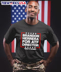 Brandon Herrera for ATF director shut it down - Adult & Kids T-Shirts, Sweatshirts & Hoodies apparel design preview 1
