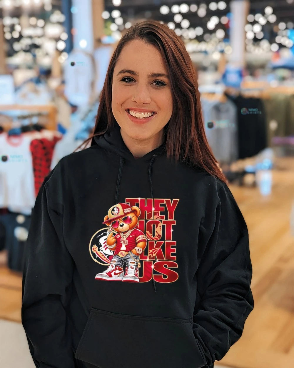 Florida State Seminoles They Not Like Us FSU Bear - Adult & Kids T-Shirts, Sweatshirts & Hoodies apparel design preview 5