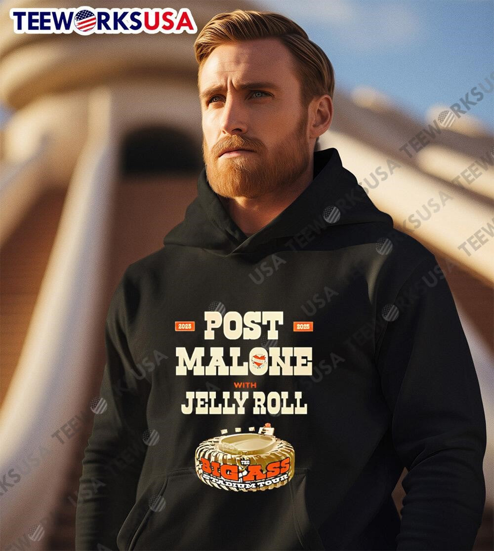 San Francisco Giants x Post Malone Big Ass Stadium - Adult & Kids T-Shirts, Sweatshirts & Hoodies apparel design preview 3