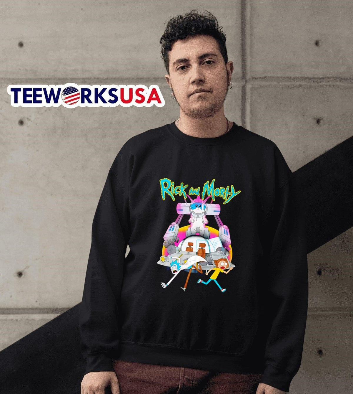Lawnmower dog Rick and Morty - Adult & Kids T-Shirts, Sweatshirts & Hoodies apparel design preview 6