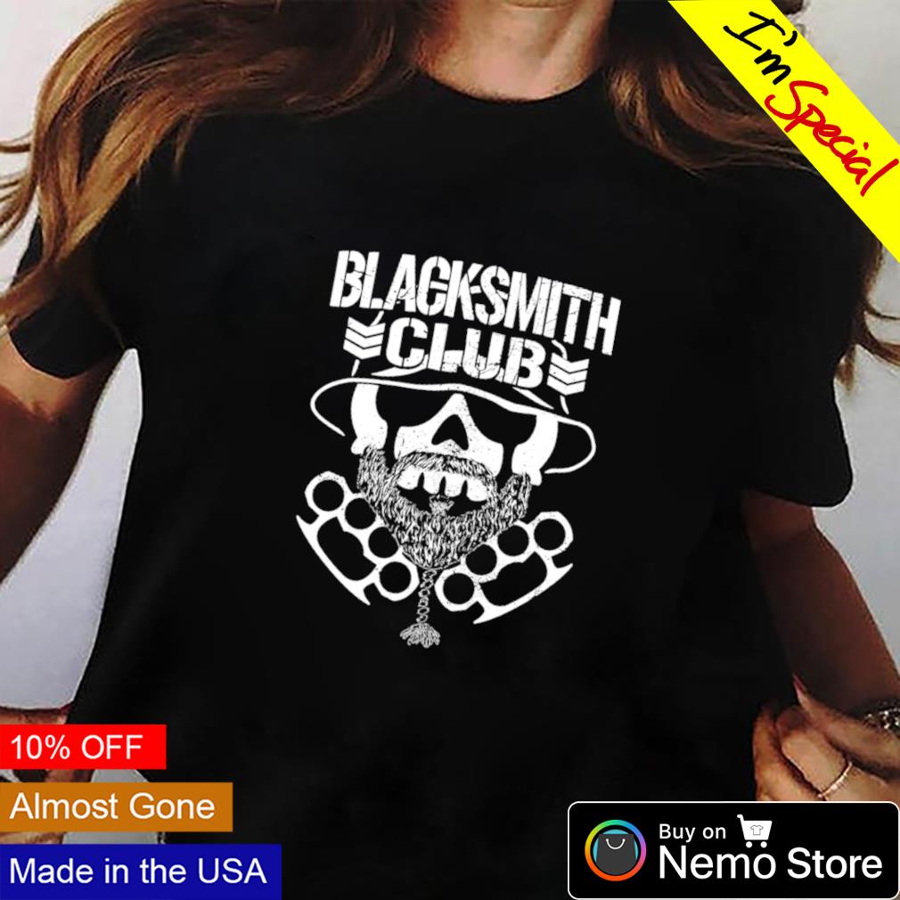Blacksmith club new Japan pro wrestling gedo - Adult & Kids T-Shirts, Sweatshirts & Hoodies apparel design preview 2