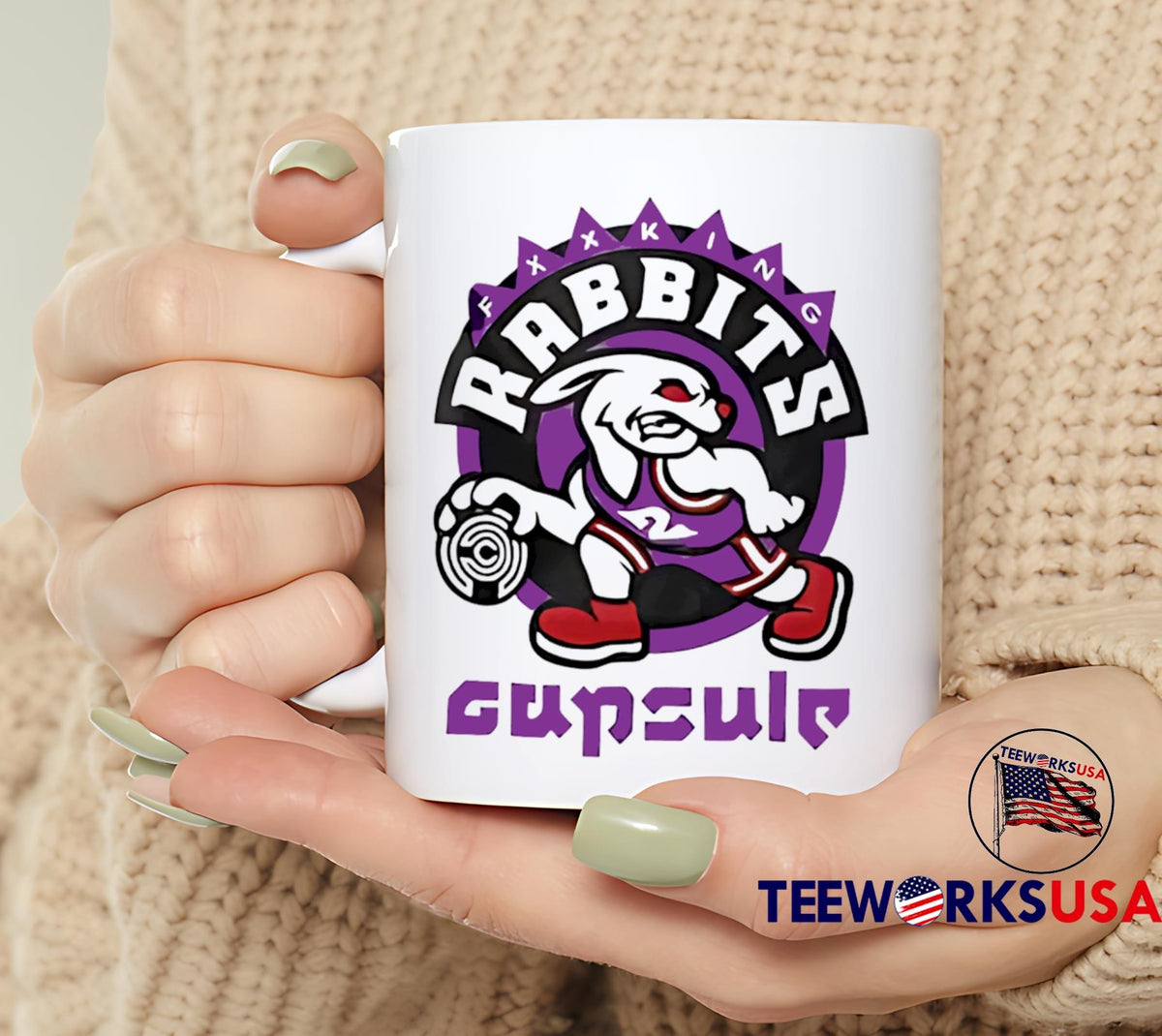 Toronto Raptors Rabbits Cupsule - Adult & Kids T-Shirts, Sweatshirts & Hoodies apparel design preview 6