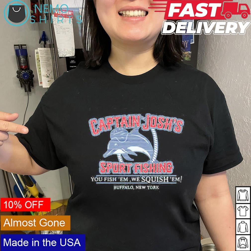 Captain Josh's sport fishing Buffalo - Adult & Kids T-Shirts, Sweatshirts & Hoodies apparel design preview 1