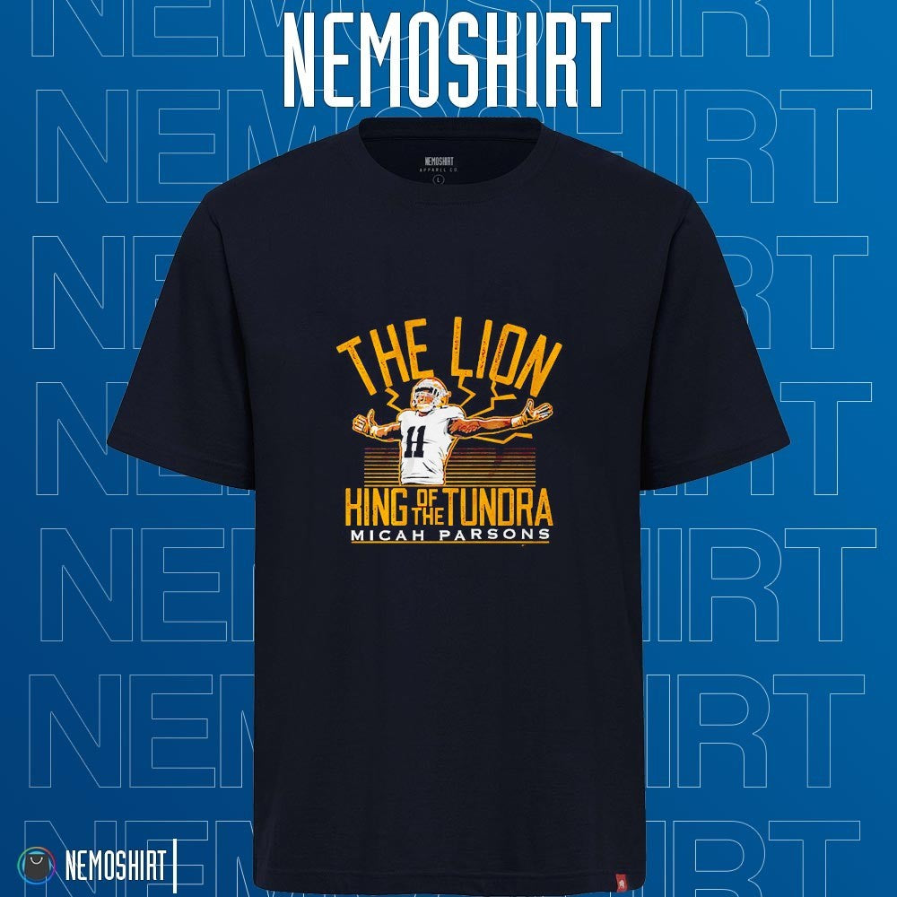 The lion King of Tundra Micah Parsons Green Bay - Adult & Kids T-Shirts, Sweatshirts & Hoodies apparel design preview 1