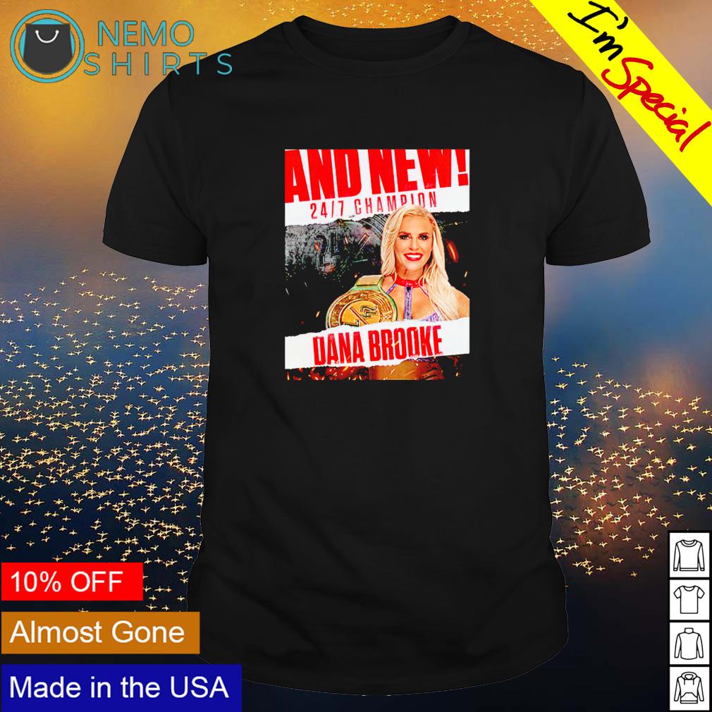 Dana Brooke and new 24 7 champions - Adult & Kids T-Shirts, Sweatshirts & Hoodies apparel design preview 1