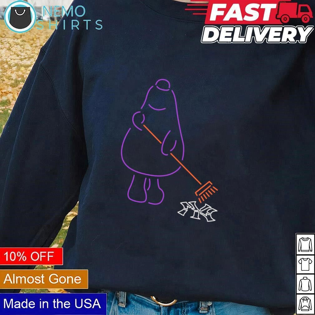 New York Mets Grimace sweep Yankees - Adult & Kids T-Shirts, Sweatshirts & Hoodies apparel design preview 3