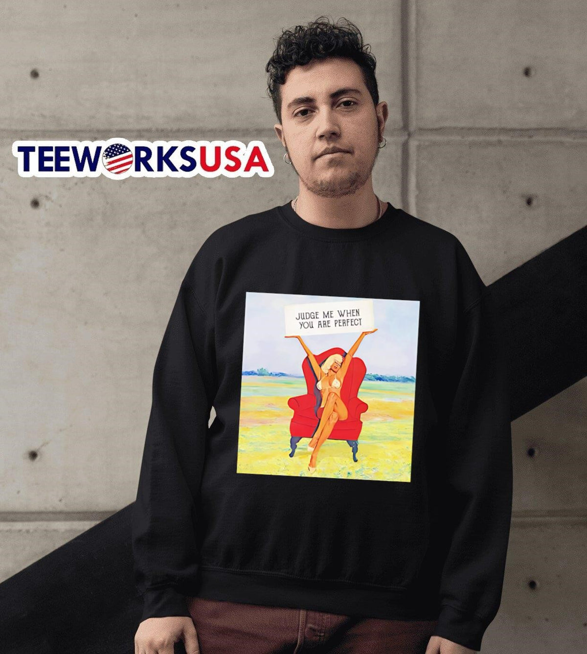 Judge me when you are perfect - Adult & Kids T-Shirts, Sweatshirts & Hoodies apparel design preview 6